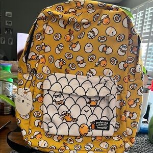 Loungefly Gudetama Yellow & White Kids Backpack